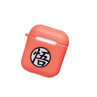 Chutoral Dragon Ball Anime AirPods Case, Shockproof and Dropproof Soft Airpods Protective Cover Case Compatible with Airpods 1&2 Charging Case(Orange)