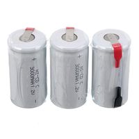 Russia hot Sell White Color ! 10 PCS a Set Ni-CD C 1.2V 3000 mah Rechargeable Battery