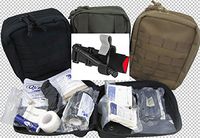 First Aid Kit by Spec Operator Military IFAK and CAT Tourniquet Combination (Black)