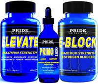 #1 Muscle Building Stack - Anabolic Strength,Growth & Recovery Support with Estrogen Blocker - 3 Bottles - Best Lean Muscle Mass Building Stack (Level 3 with 1850 Strength)