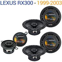 Compatible with Lexus RX300 1999-2003 Factory Speaker Replacement Harmony (2) R65 R35 Package