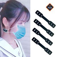 4Pcs Adjustable Mask Fixer for Face Mask Compatible with All Masks,Non-Slip Design Mask Adjuster,Prevent Ear Pain from Long-time Wear