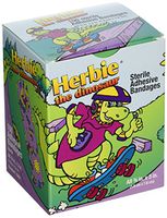 American White Cross Designer Adhesive Bandages, Sterile, Herbie The Dinosaur, 3 per 4" x 3", 100 per Box, 12 Box per Case (Pack of 1200), Model Number: 15601