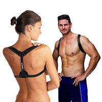 Medisure Adjustable Back Posture Corrector for Men and Women: Lightweight, Padded Posture Brace Provides Back Pain Relief, Shoulder and Neck Support – Superior Comfort – Perfect Posture Corrector
