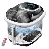 SMLZV Foot Spa Bath Motorized Massager with Heat and Massage,Adjustable Time & Temperature,Relaxing