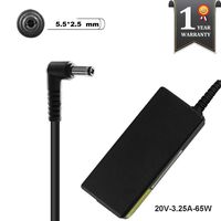 Adventurers 20V 3.25A 65W AC Adapter Replacement Power Supply Charger for Lenovo IdeaPad V470/V570 U Series Y Series ADP65KH B 36001646 36001929 36200019 36002066 36200043 36200395 TDB 5.5mm 2.5mm
