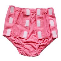 MagiDeal Adult Cotton Snap-On Pants Incontinent Underwear Easy to Wear Washable 2XL