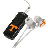 AudioSpice Tennessee Volunteers Bluetooth Receiver and Earbud Combo w/BudBag Storage Case