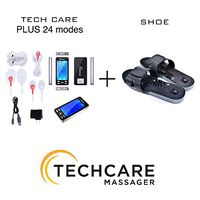 TENS Unit Device Massager [Lifetime Warranty] Plus 24 Modes with Shoes Dual Channel Portable Full Body Handheld Impulse Electronic Pulse Electrotherapy Pain Management Relief Therapy