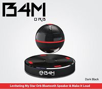 B4M ORB-Dark Black Portable Wireless Bluetooth 4.1 Floating Sound Levitating Maglev Speaker (NFC)