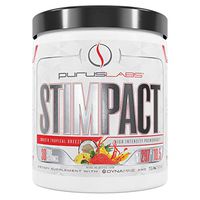 Purus Labs Stimpact, High Intensity Pre-Workout Powder with Dynamine, Teacrine, Smooth Tropical Breeze, 30 Servings