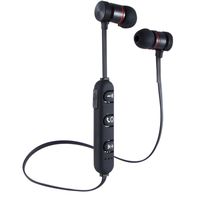 Wireless Earphone, Bluetooth in-Ear Headset Outdoor Earbuds Sport Noise Canceling Sweatproof Earphone Handsfree with Mic for iPhone X/XS/XS Max/XR, Samsung S9/S9 Plus/S8/S8 Plus, Smartphones (Black)