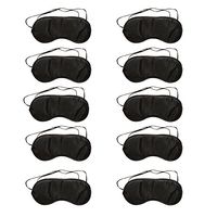 Ruikey 10 Pack Comfortable Air-permeable Sleep Eye Mask for a Full Night's Sleep