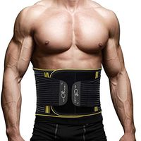 SZ-Climax Back Brace, Lumbar Support Belt Waist Backbrace for Back Pain Relief, Sciatica, Scoliosis and Herniated Disc, Compression Belt for Men and Women with Detachable Spring Strip - M