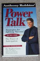 Anthony Robbins' Power Talk Audio Magazine -- Strategies for Lifelong Success -- The Power of Anticipation -- Special Introduction by Dr. Stephen Covey -- Audio Cassettes
