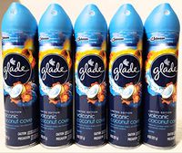 5 Glade Limited Edition Volcanic Coconut Cove Spray Scented Air Fresheners 8oz