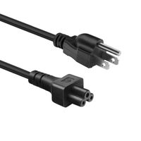 NAHAO 3-Slot Mickey Mouse Power Cable, AC Laptop Power Cord Compatible with Acer/Asus/Compaq/Dell/Gateway/HP/IBM/Lenovo/MSI/Sony/Toshiba Notebook Computer Charger (6FT)