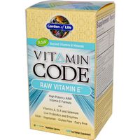 GARDEN OF LIFE Raw Vitamin E, 60 CT