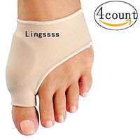 Bunion Corrector and Bunion Relief Sleeve with Gel Relief Pads, 2 Pair Orthopedic Bunion Corrector Brace Protector Bootie Toe Separator for Men Women Hallux Valgus Wear at Daytime Night after Surgery