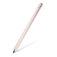 AMPLER Rechargeable Capacitive Stylus Digital Pen for Touchscreens, Touch Active Stylus Pen with 2.0 mm Fine Point Tip for iPad, iPhone, Good for Drawing, Writing - Rose Gold