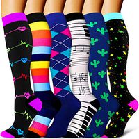 Copper Compression Socks Women and Men-Best for Running,Athletic,Varicose Veins,Nursing,Hiking,Recovery & Flight Socks