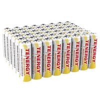 Tenergy Rechargeable NiCd Battery 1000mAh 1.2V AA Battery Pack for Solar Lights, Garden Lights, 48-Pack