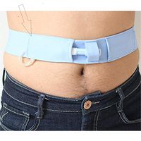 Wxnnx Catheter Fixation Device Abdominal Dialysis Belt, Peritoneal Supplies, Peritoneal Drainage Tube Band, Comfortable G-Tube Holder,L