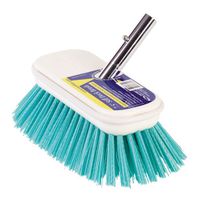 Swobbit 7.5" Marine Boat General Purpose Surface Dust Stain Cleaning Stiff Brush - Blue