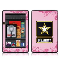 Kindle Fire Skin Kit/Decal - Army Pride Pink (will not fit HD or HDX models)