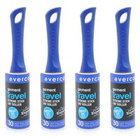 Evercare Travel Lint Roller (30 Sheets) (4 Pack)