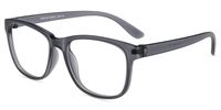 Firmoo Blue Light Blocking Glasses,Grey Anti Eye Strain Gaming Glasses,Square Nerd Eyeglasses Frames for Men/Women