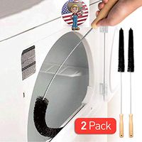 2 Pack Dryer Vent Cleaner Kit Dryer Lint Brush Vent Trap Cleaner Long Flexible Refrigerator Coil Brush