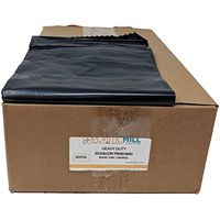 PlasticMill 20-30 Gallon Garbage Bags: Black, 2 MIL, 30x36, 100 Bags.