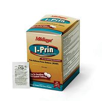 Medique Products 10047 I-Prin Pain Reliever Fever Reducer Tablets, 100-Packets of 2