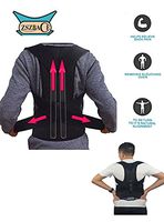ZSZBACE Posture Brace for Weightlifting Belt for Cross Training, Squats, Weights and More, Adjustable Straps Waist Band for Pain Relief, Easy Back & Neck Support, Breathable & Durable (M)