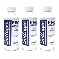 American Natural Liquid Collagen plus Vitamin C 3 PACK 16 Fl Oz Supplement
