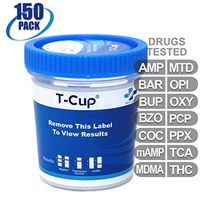 MiCare [150pk] - 14-Panel Home Multi Test Cup (AMP/BAR/BUP/BZO/COC/mAMP/MDMA/MTD/OPI/OXY/PCP/PPX/TCA/THC) #MI-TDOA-1144