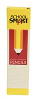 School Smart Number 2 Pre-Sharpened Pencils, Latex-Free Eraser, Pack of 12