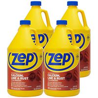 Zep Calcium, Lime and Rust Remover 128 ounce ZUCAL (Case of 4) Professional Grade Formula