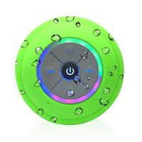 inShang IPx4 Grade Waterproof Wireless Bluetooth Speaker, 2019 Upgrade Bluetooth 4.1 Stereo Speaker with Sucker Mount for Shower and Car, Support Hands-Free and with 3.5mm AUX Port