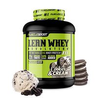 MuscleSport Lean Whey Revolution (Cookies N Cream, 5lb) Protein Powder, Whey Protein Isolate, Fat Burning, Weight Loss, Low Calorie, Low Carb, Low Fat, Incredible Flavors