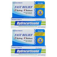 Pure-Aid Hydrocortisone Cream 1% - 1 oz (2 Packs)