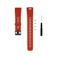 Replacement Band Compatible with Garmin Vivosmart HR, Silicone Wrist Strap for Men Women, Smart Bracelet Band with Tool (Red)