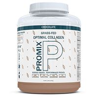 Hydrolyzed Collagen Peptides Powder Complete Protein I Grass Fed, Pasture Raised Cows I Flavorless, Odorless I Keto Paleo Gluten Free I Organic Chocolate I Non GMO BCAA I Lean Muscle + Joints, Promix