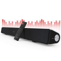 DBPOWER Soundbar for TV, 32 inch 2.1 Channel Wired and Wireless Bluetooth Optical Soundbar, Home Theater TV Speaker for TV/PC/Smartphone (Stereo Surround Sound, Remote Controlled & Wall-mountable)