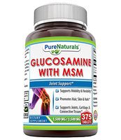 Pure Naturals Glucosamine with MSM 1500 Mg 375 Tablets