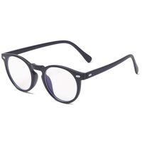 Vintage Round Eyeglasses Blue Light Blocking Glasses Anti Blue Ray Computer Game Glasses Stylish Clear Lens Frame Glasses
