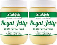 Stakich Fresh Royal Jelly - 100% Pure, All Natural, Highest Quality - No Additives/Flavors/Preservatives Added - 2 KG