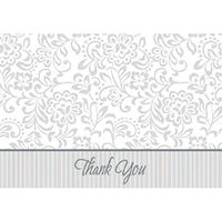 Silver Wedding Traditions Thank You Cards 25ct