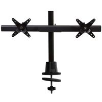 Ergotech Dual Horizontal LCD Monitor Direct Mount on 16-Inch Pole (100-G16-B02)